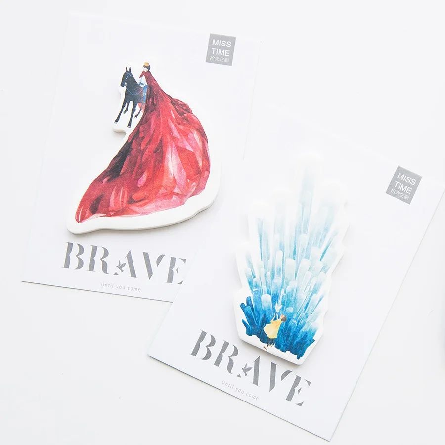 4 шт./лот Липкие заметки Brave Little prince блокнот для записей самоклеящийся