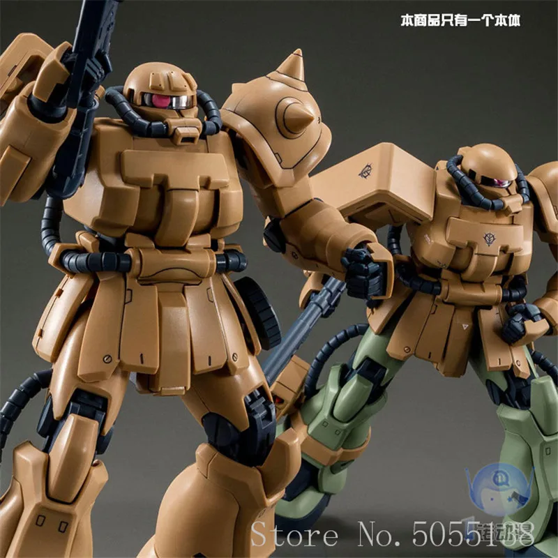 Bandai Gundam модели в наличии на складе сборе 55511 мг 1/100 MS-06F-2 Zaku Тип F2 робот Гандам