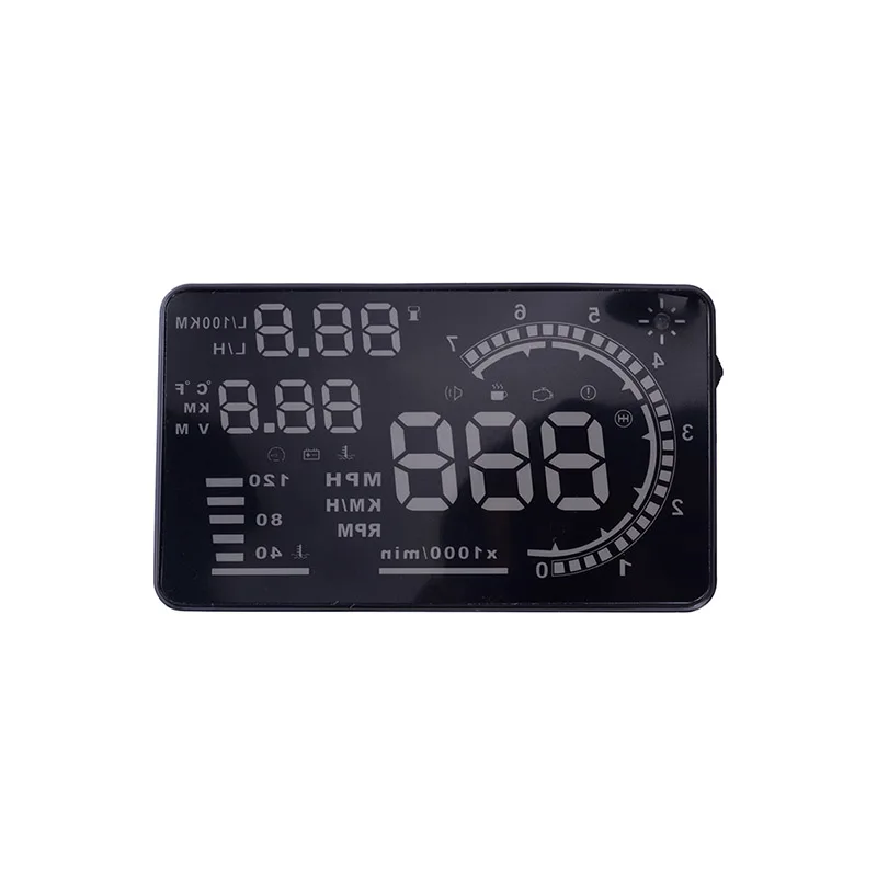 A8 5 &quotHUD Автомобильная головка вверх дисплей автомобиля самоадаптивная скорость