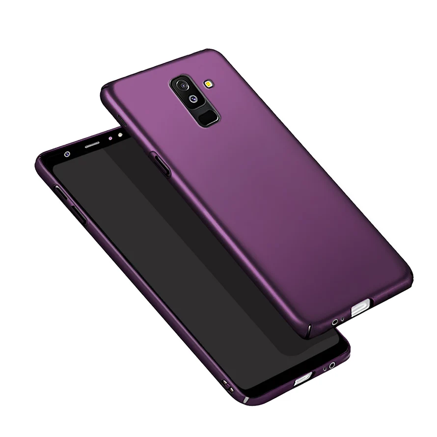 Жесткий чехол из поликарбоната для Samsung Galaxy A6 2018 с двумя SIM-картами SM A600 A600F plus A605
