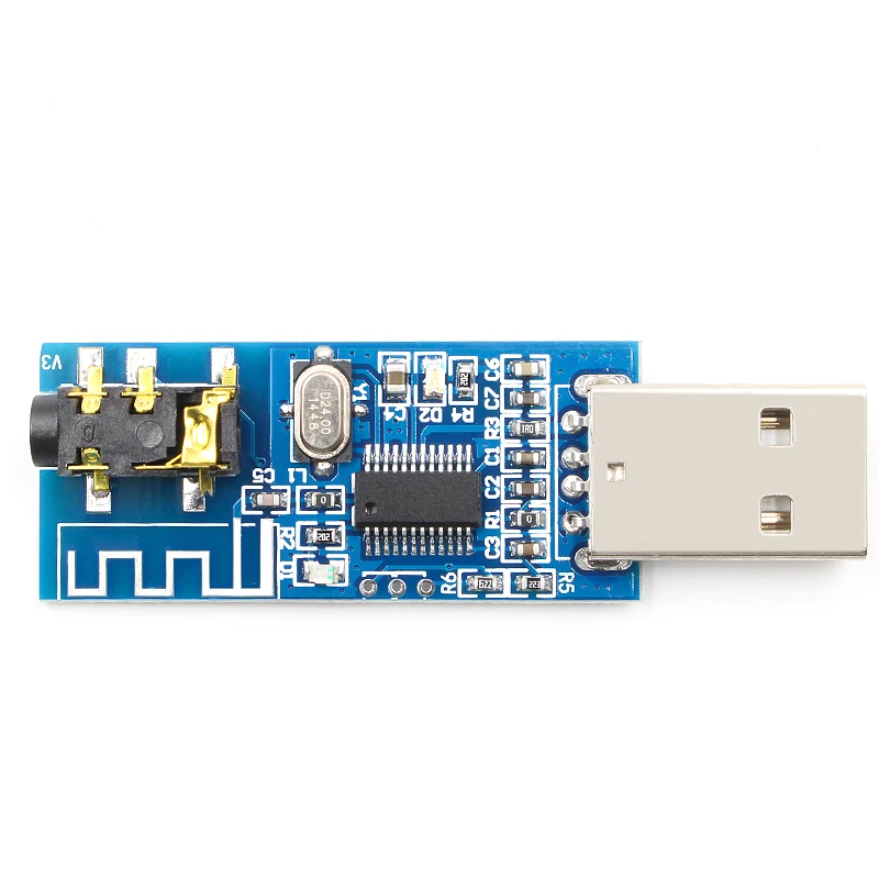 USB Bluetooth 4 0 аудио приемник беспроводной модуль голосовой плеер со светодиодным