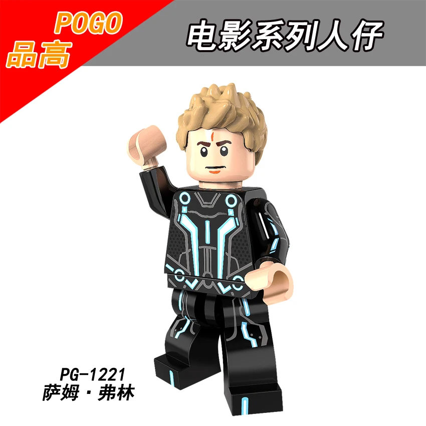 Одиночная продажа Tron: Legacy Sam flynn Quo первый заказ полицейский люк строительные