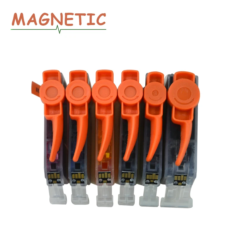 6 видов цветов для Canon PIXMA MG5180 MG5280 MG6180 MG8180 IP4880 IP4980 IX6580 MX888 825 826 шт. PGI825 чернильный