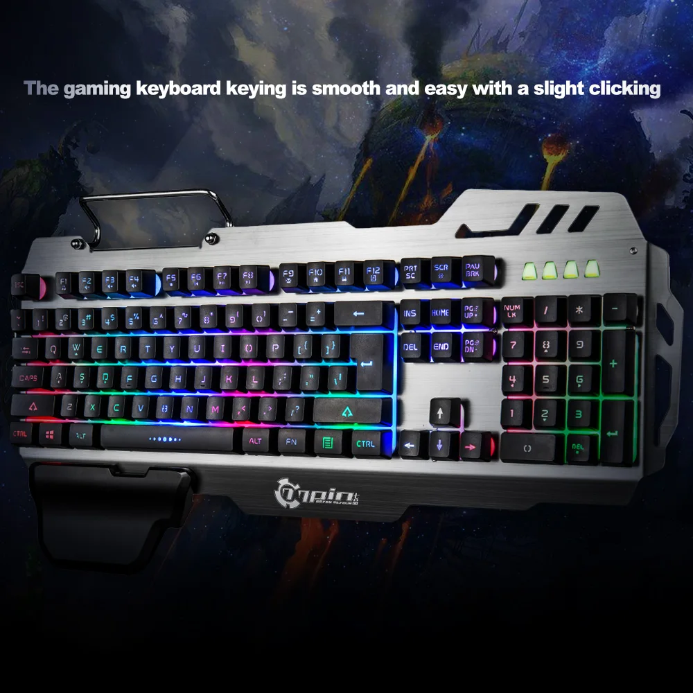 Компьютерная игровая клавиатура для ПК с RGB подсветкой игровые клавиатуры со