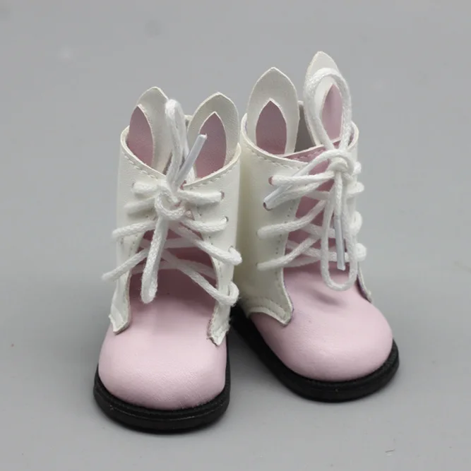 Розовый 1 пара Новые Bjd куклы обувь для 1/3 60 см аксессуары для кукол игрушки Мини PU Обувь для SD кукла Шэрон кожаные сапоги Игрушки для девочек - Цвет: Розовый