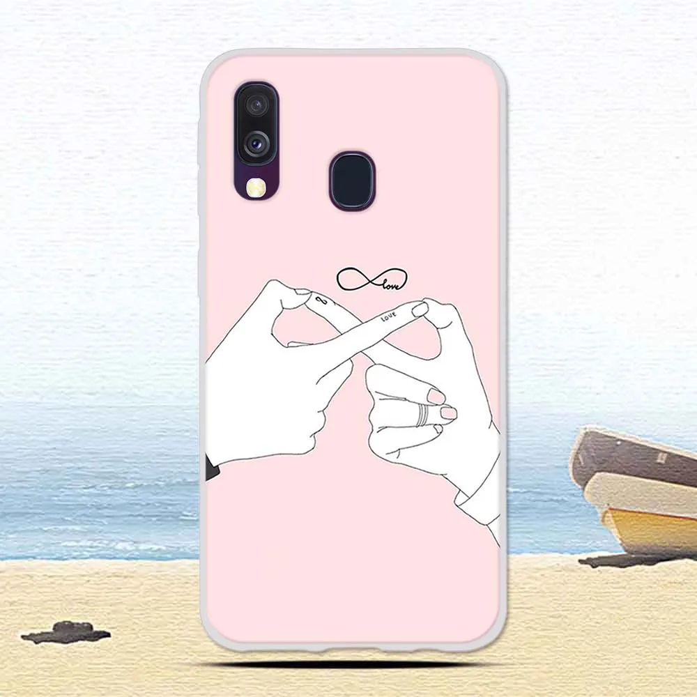 Мягкий силиконовый чехол из ТПУ для samsung Galaxy A40 A 40 с милым рисунком, защитный чехол s, чехол для корпуса телефона, Fundas Coque - Цвет: 21