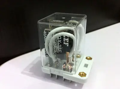 

JQX-38F DC 12V 40A 11 Pin 3PDT реле мощности катушки