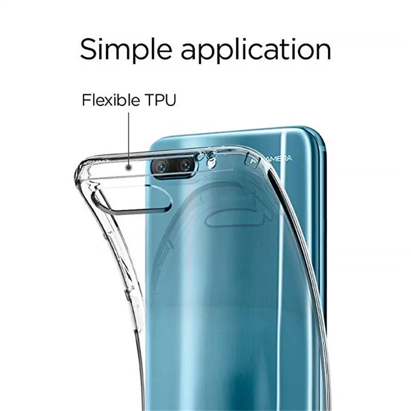 Мягкий прозрачный ТПУ силиконовый чехол для Huawei Honor 10 COL-AL00 COL-L29 задняя крышка 5 84