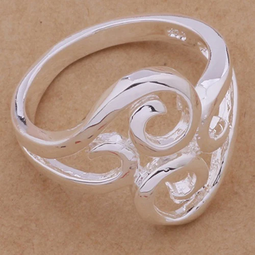 New Arrival Women's Charming Silver Plated Ring Fashion Alloy Hollow Pattern Finger Jewelry | Украшения и аксессуары