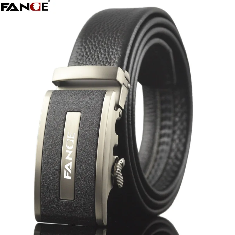 

FANGE men belt leather belt men automatic buckle high quality male Fashion designer jeans chain stretch luxury brand FG2525A