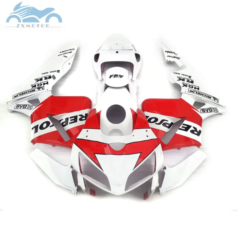 

Комплект обтекателей под давлением для CBR600 RR 2005 2006 высококачественный обтекатель CBR600RR F5 05 06 красный белый репсол ремонт корпуса послепрода...