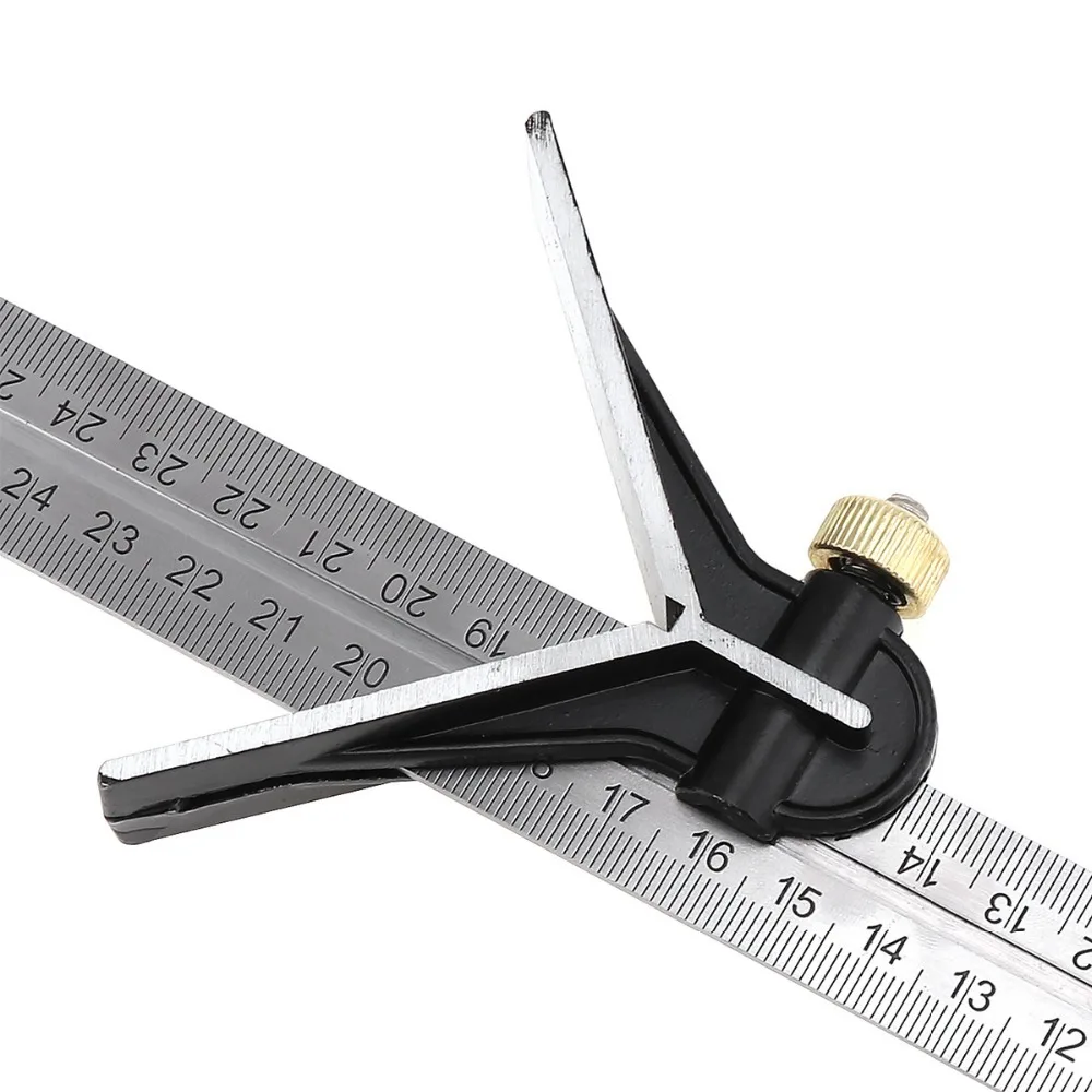 300mm Adjustable Combination Square Angle Ruler Professional Machinist Measuring Guage Multifunctional Tool | Инструменты