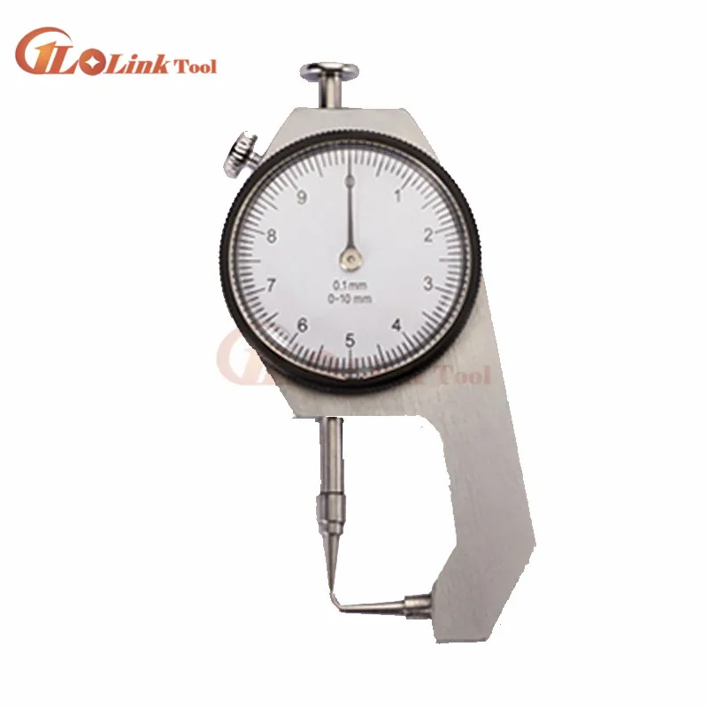 Измеритель толщины циферблата высокого качества Изогнутый наконечник 0 10 мм/0 20