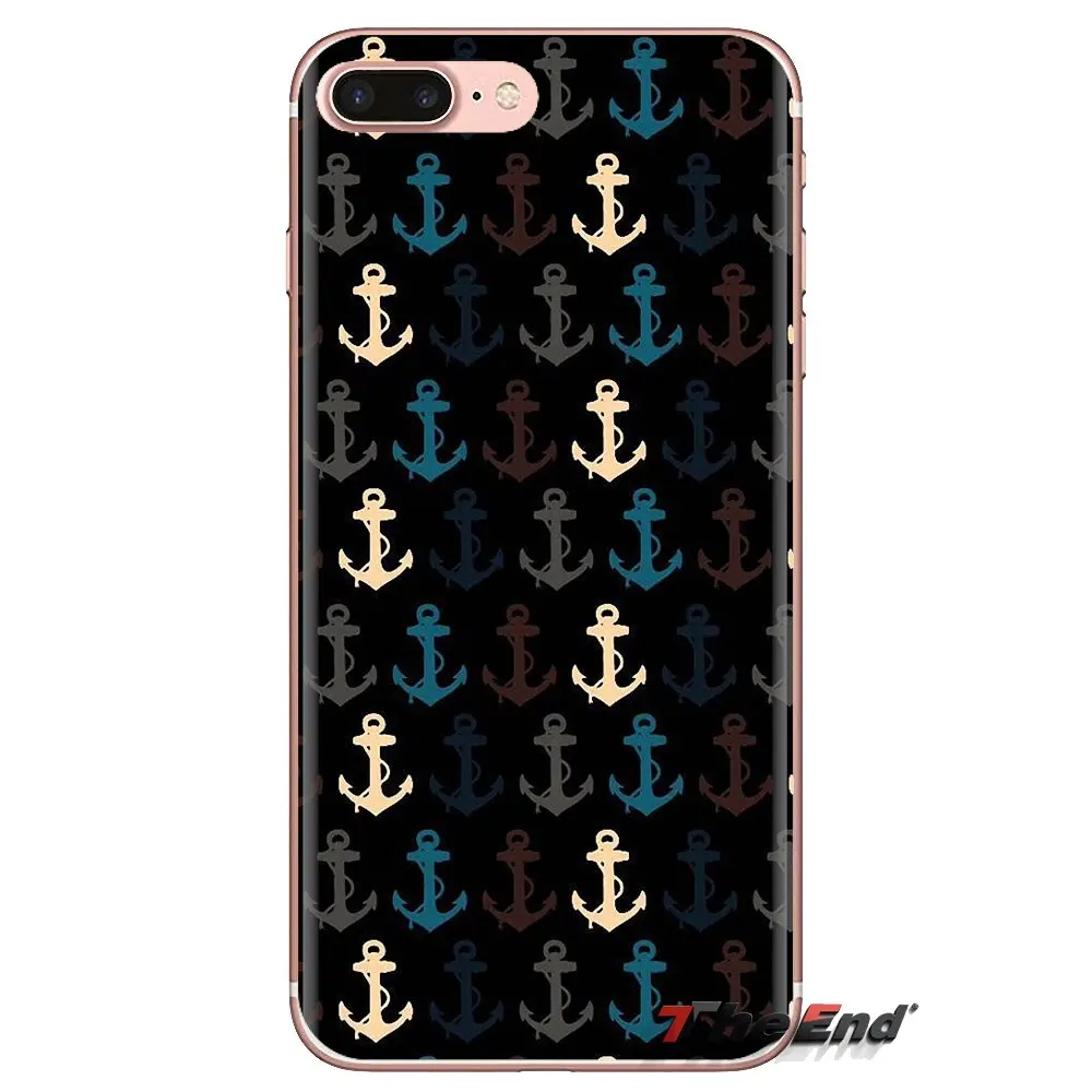 Чехлы для телефона iPod Touch Apple iPhone 4 4S 5 5S SE 5C 6 6S 7 8 X XR XS Plus MAX темно-синий коралловый