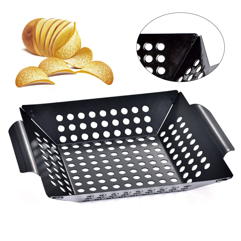 1 шт. антипригарная эмалированная Прямоугольная форма для барбекю | Дом и сад