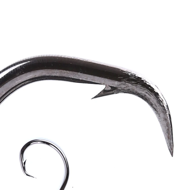Mustad Norway происхождения рыболовный крючок из высокоуглеродистой стали большой размер Круг рыболовные крючки, 4/0, 6/0, 8/0/10/0,12/0, 39950NP-BN