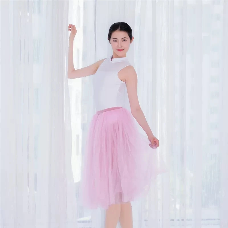 Профессиональная балетная юбка пачка для взрослых белая черная розовая