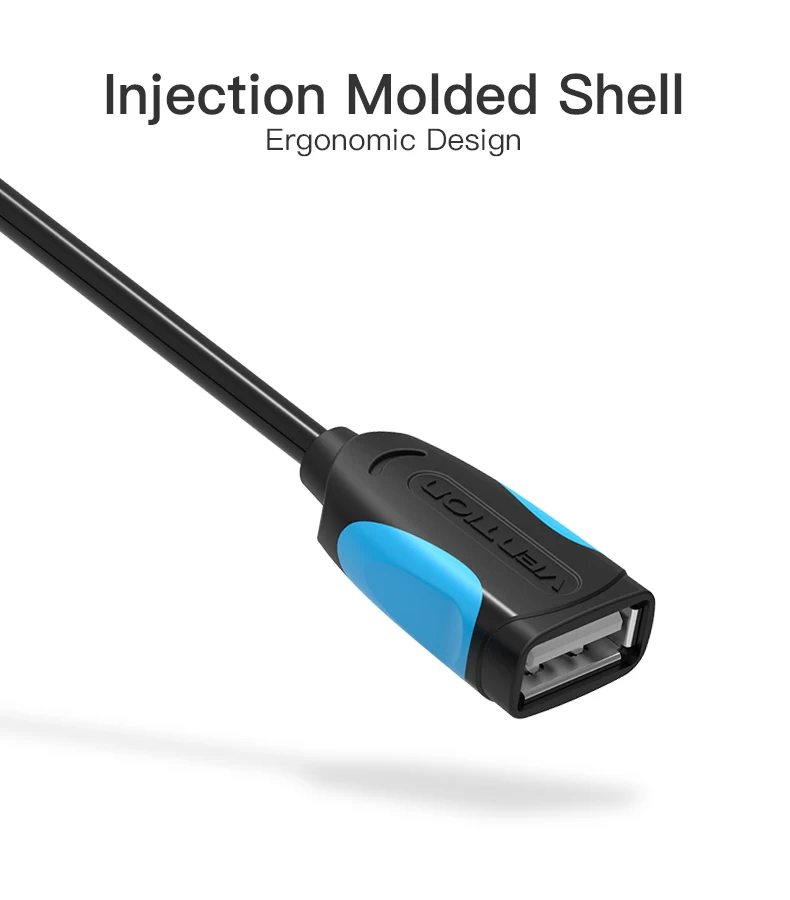 Vention USB2.0 3,0 кабель-удлинитель для мужчин и женщин кабель-удлинитель быстрая скорость USB3.0 кабель удлиненный для ноутбука ПК USB удлинитель 5 м
