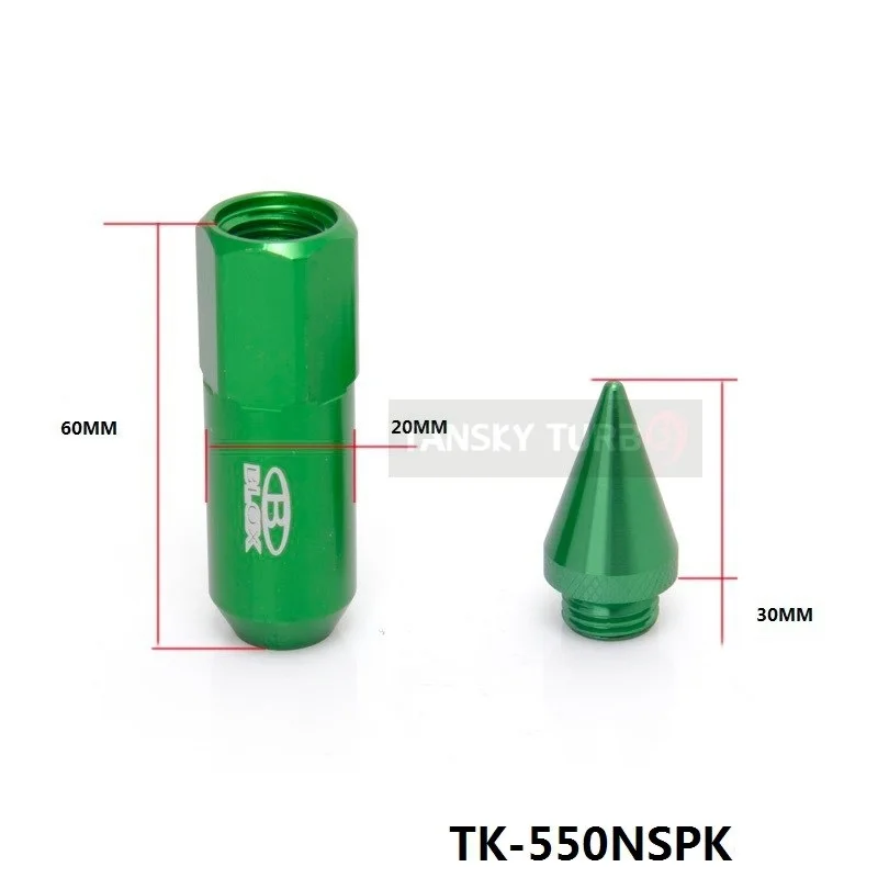 Blox колесные гайки M12X1.5/M12X1.25 Расширенный тюнер колеса диски Луг гайки Гонки Jdm EP-550NSPK-AF