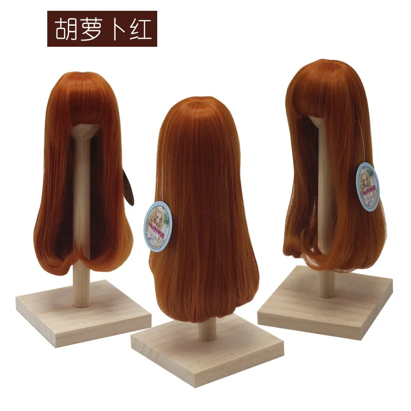 DIY wig for bjd 1/3 1/4 1/6 doll high temperature wire Wig cover 001 | Игрушки и хобби