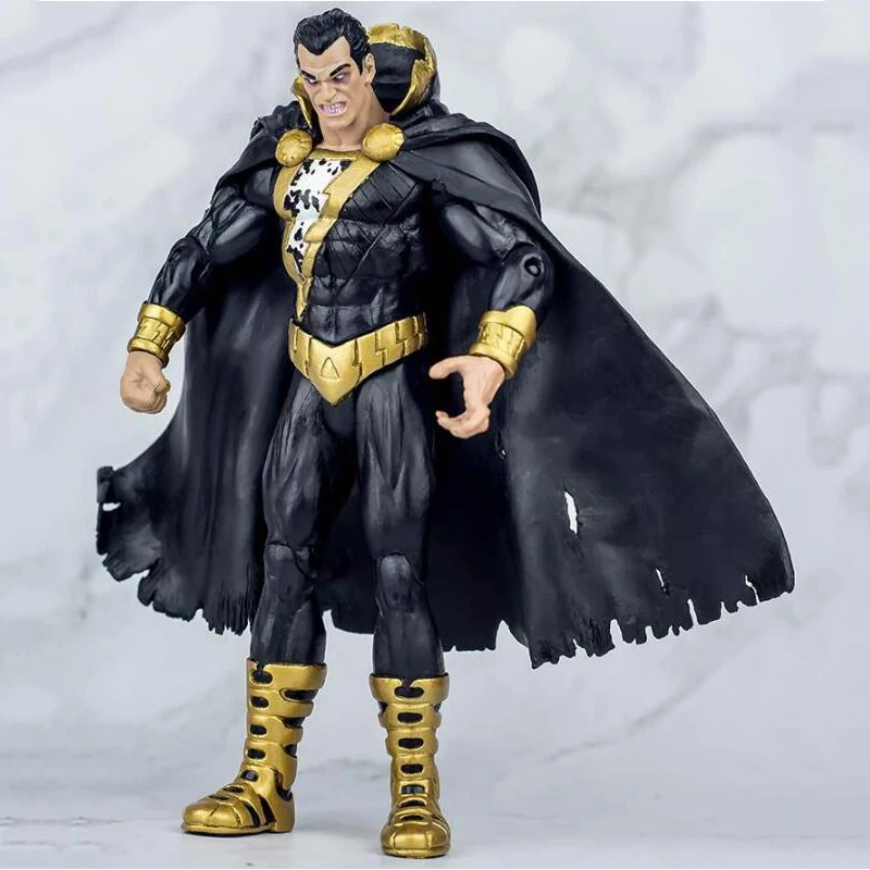 DC Shazam фигурка черного Адама модель капитан Игрушки Коллекции