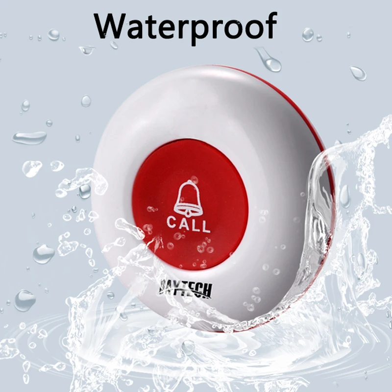 DAYTECH Беспроводная кнопка вызова водонепроницаемая система зуммер ресторан