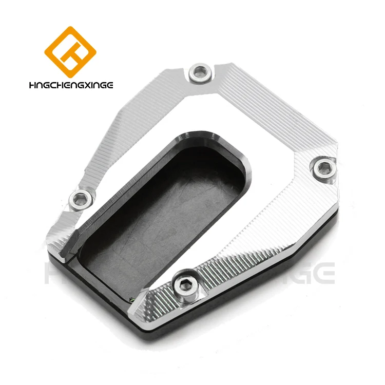 Для Benelli TNT 125/135, желтый дракон CNC мотоцикл Kickstand подножка сторона подставка удлинитель опорная пластина - Цвет: JDZ-048 BLACK