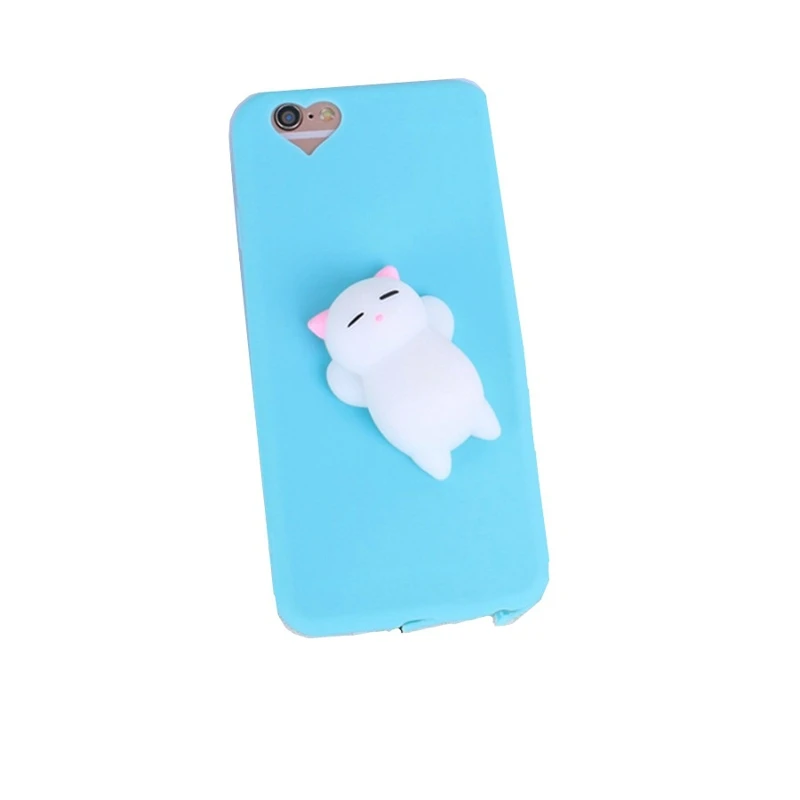 Модный мягкий чехол для iphone 5 5s 5se 6 6s 4 7 '' милые 3D игрушки в виде животных 8 plus