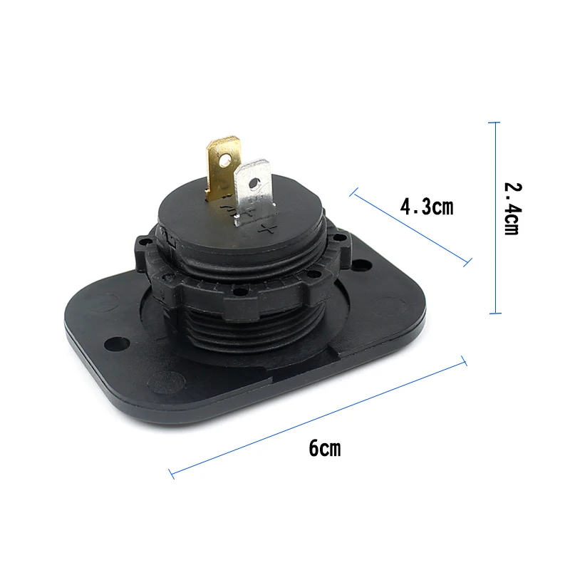 Новый 12 В 24 DC водонепроницаемый автомобильный мотоцикл светодиодный цифровой
