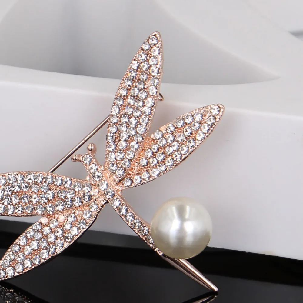 Креативная Брошь Стрекоза ювелирные изделия для женщин/мужчин модные брошь на