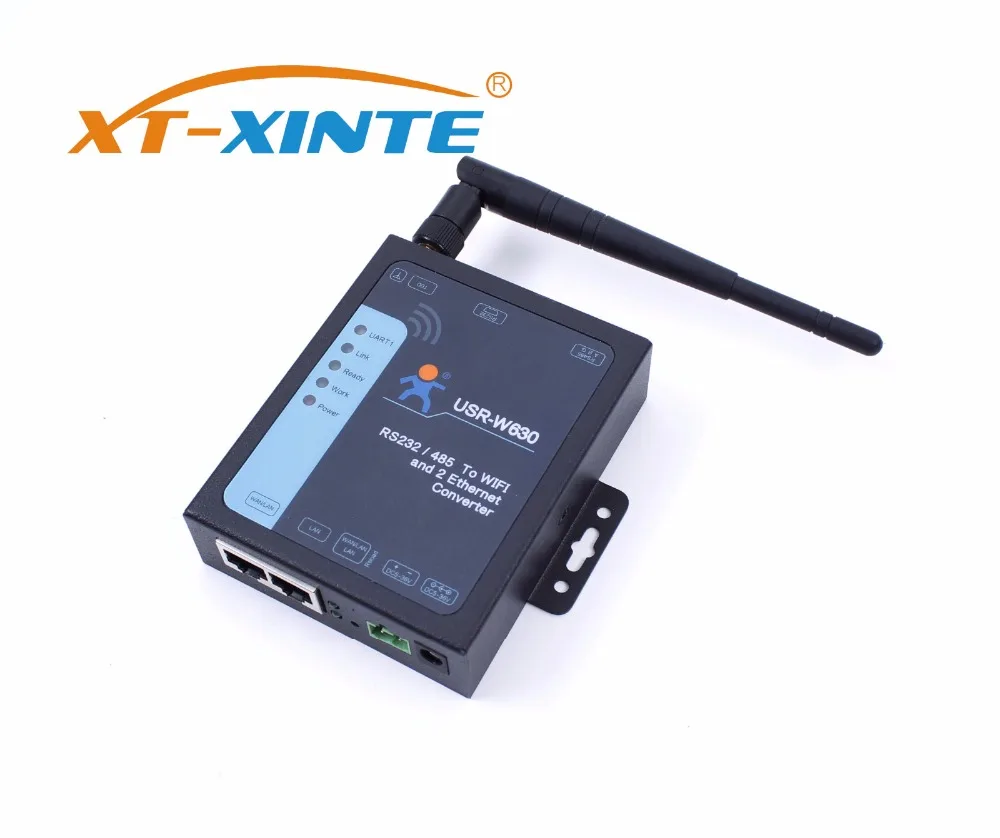 

Промышленный последовательный преобразователь для Wi-Fi и Ethernet, Sup-порты, 2 порта Ethernet, Modbus RTU