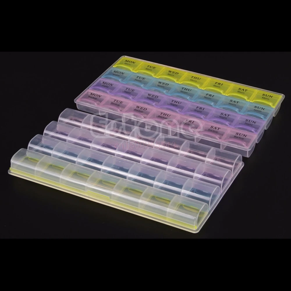 Чехол для хранения таблеток держатель органайзер лекарств контейнер|container