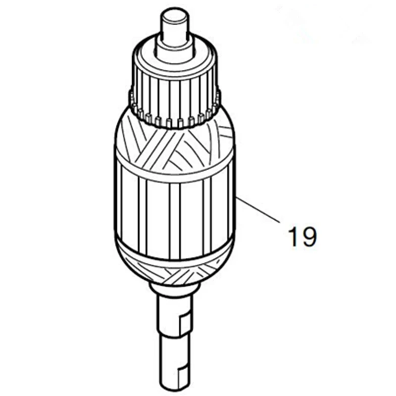 

Арматура ротора 220В 510097-6, замена для Makita BO4558