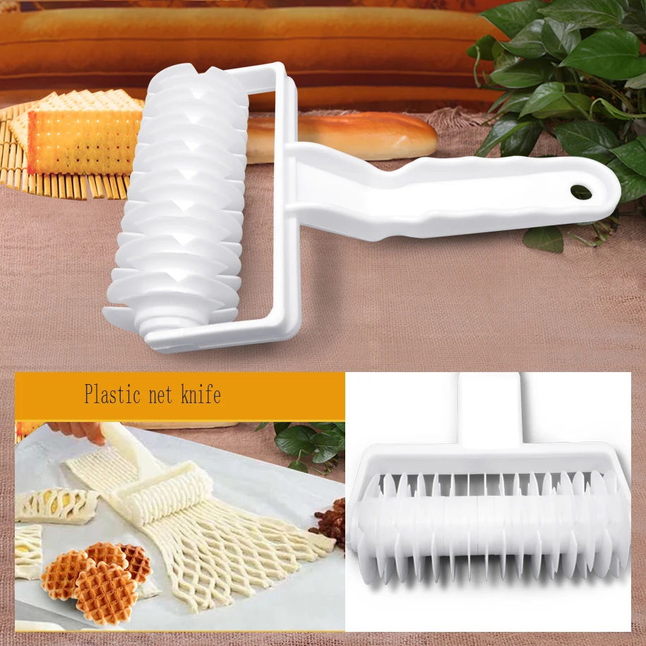 Машина для резки печенья инструменты выпечки пластиковый ролик тиснения теста