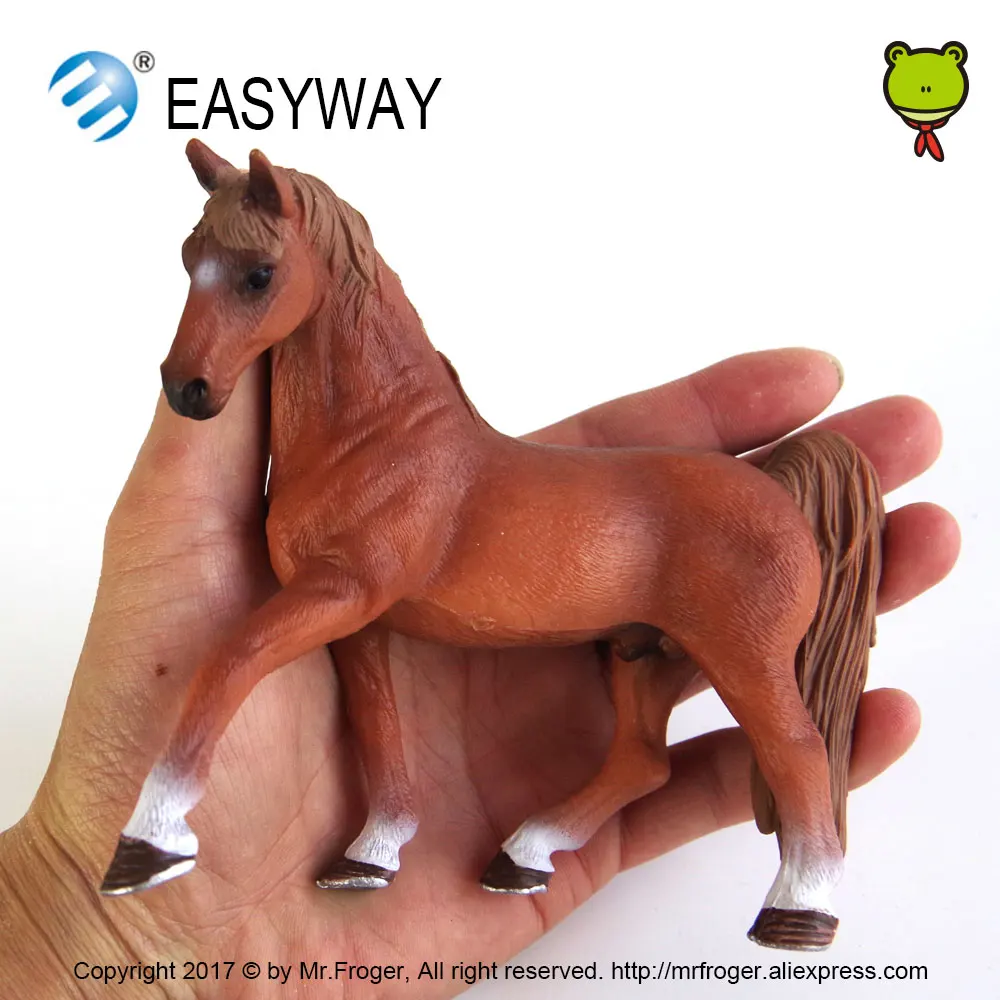Пластиковая лошадка EASYWAY модель ранчо животные ферма луга игрушки для детей