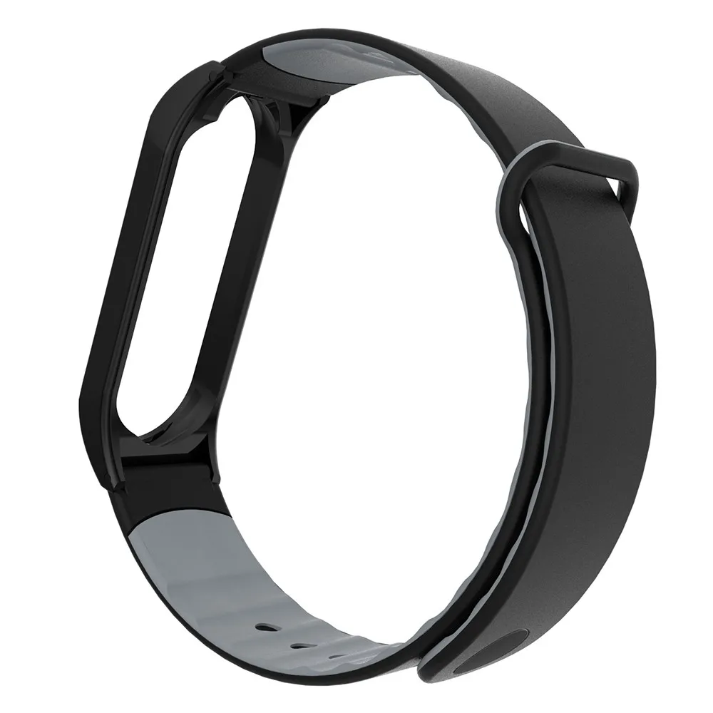 Ремешок на запястье + металлический чехол для Xiaomi Mi Band 3 2019 модные повседневные