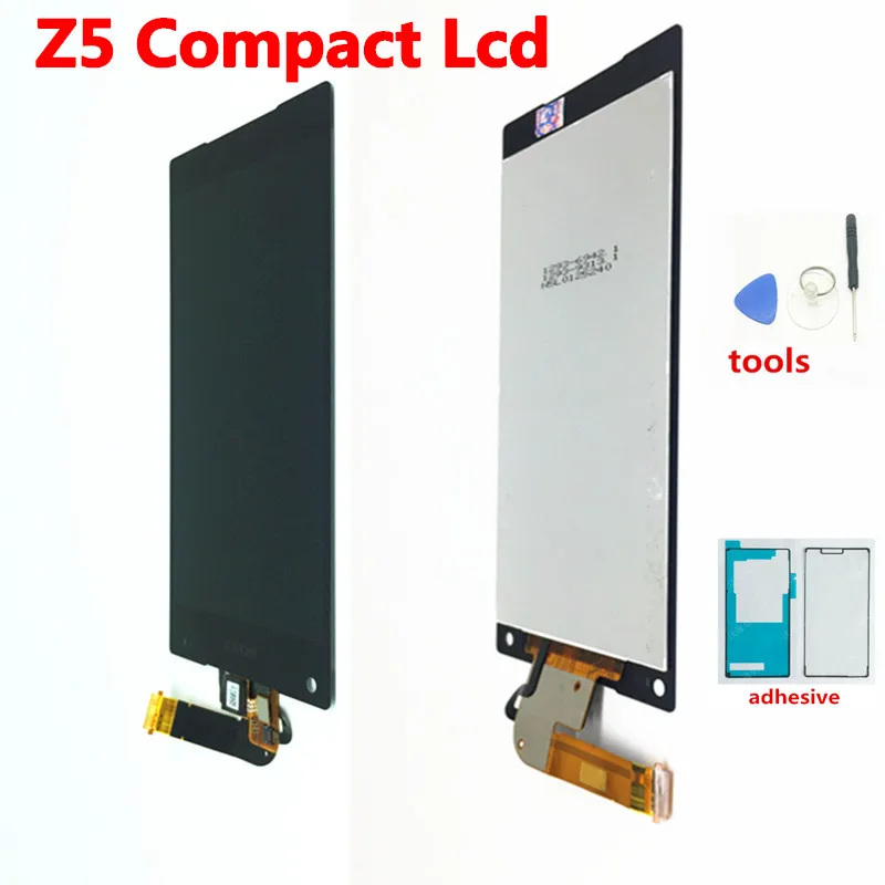 Черный/белый для Sony Xperia Z5 Compact mini E5803 E5823 ЖК дисплей кодирующий преобразователь