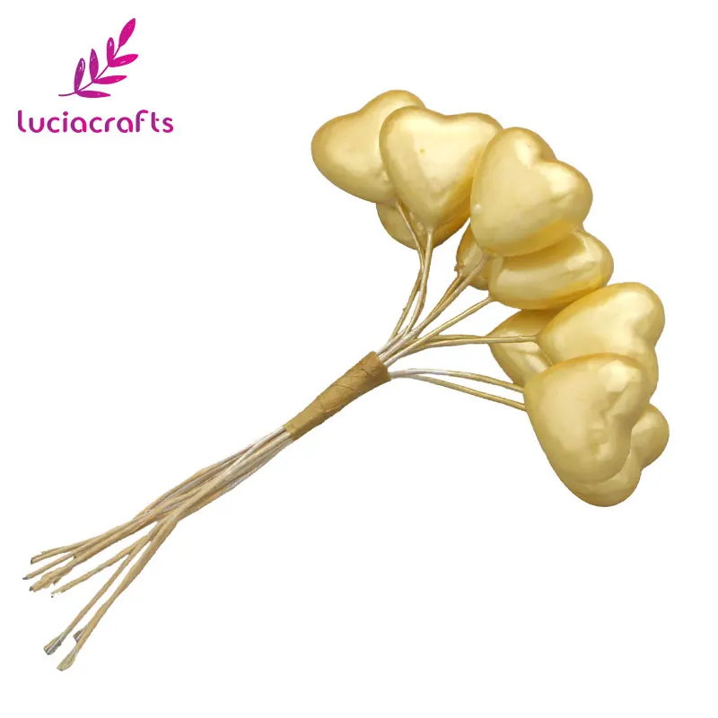 10 шт./лот искусственные цветы Lucia crafts для свадьбы Рождества вечеринки венки