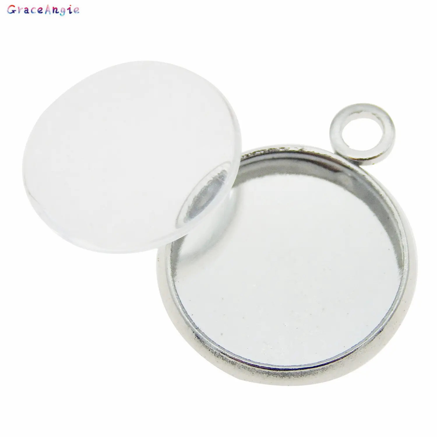 Ожерелье-Кабошон из цинкового сплава с очаровательными камнями 5 комплектов |