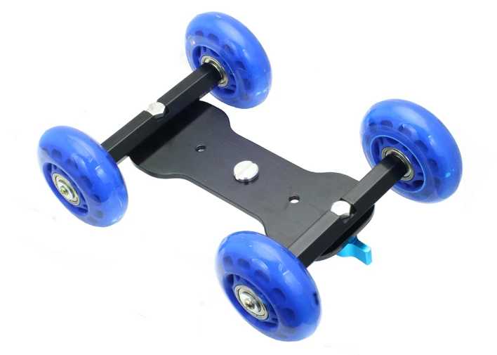 Настольная колесная тележка слайдер фигурста для рейка цифровой зеркальной