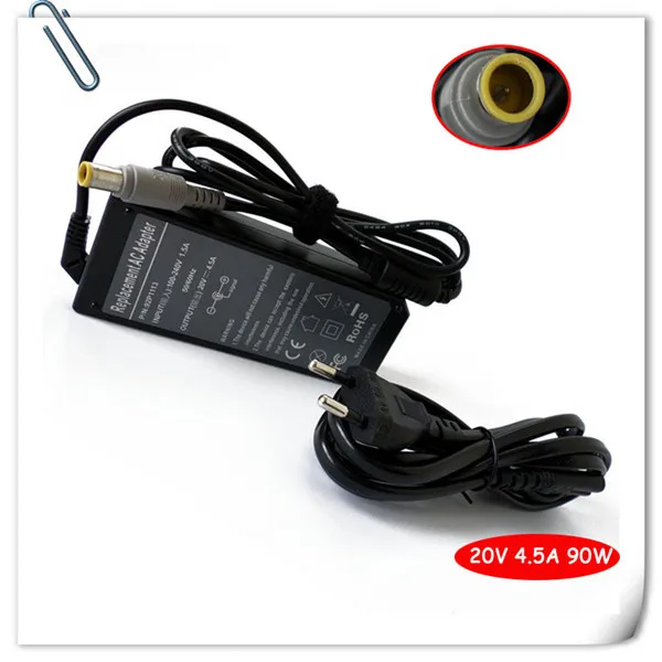 

90W AC Adapter Charger for Lenovo Thinkpad T400 T400s T500 T510i 42T5000 92P1156 laptop adapter power supply 20V 4.5A