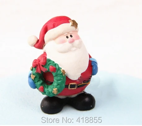 

New Year 3D Wreath Santa Claus Mold Silicone Chocolate Mould Candle Soap Molds Fold Sugar Cake Decorative Creative PRZY 001