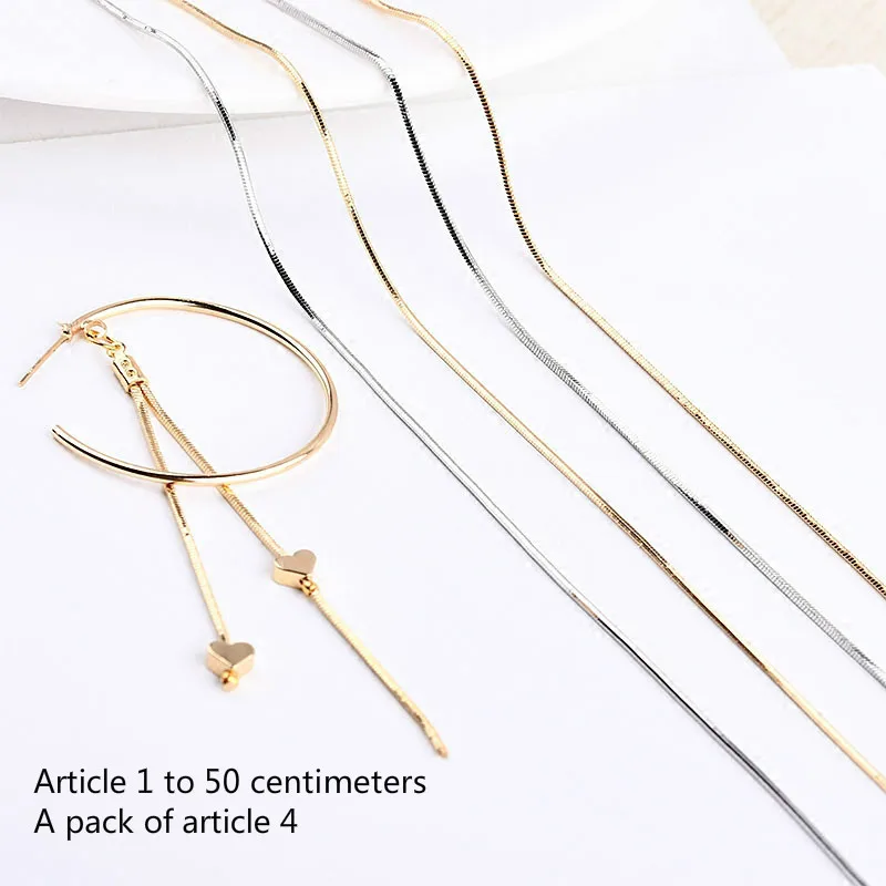 Аксессуары для ювелирных изделий сделай сам медная цепочка разрезанная