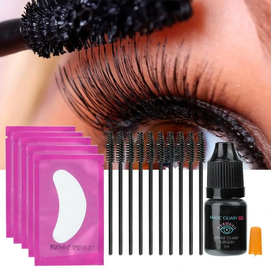 Тушь для макияжа 2 типа 5 мл водостойкая долговечная удлиненная тушь ресниц