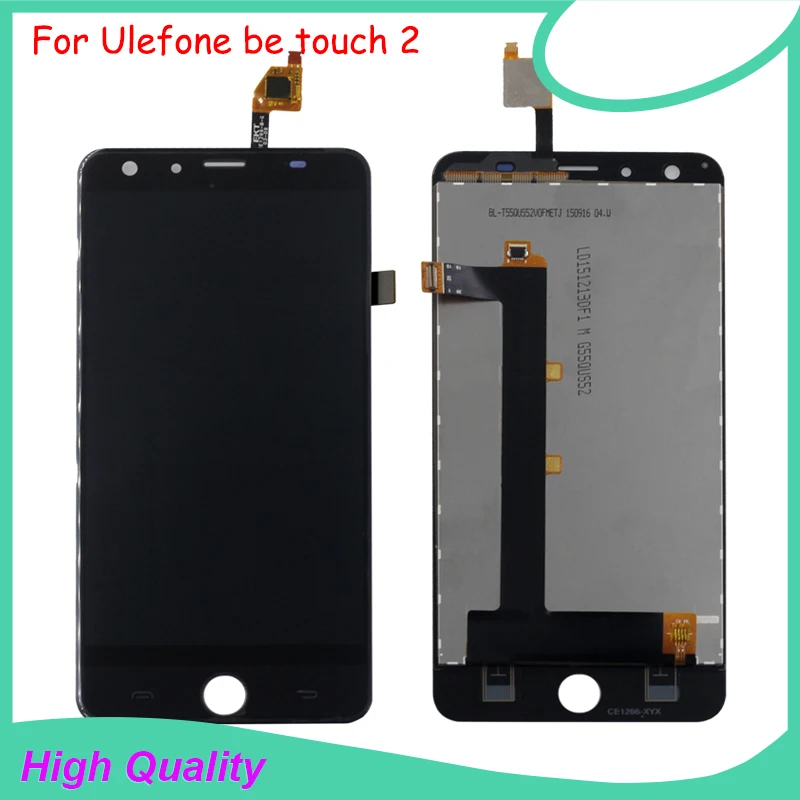 Для Ulefone be touch 2 100% Оригинальный ЖК дисплей + кодирующий преобразователь