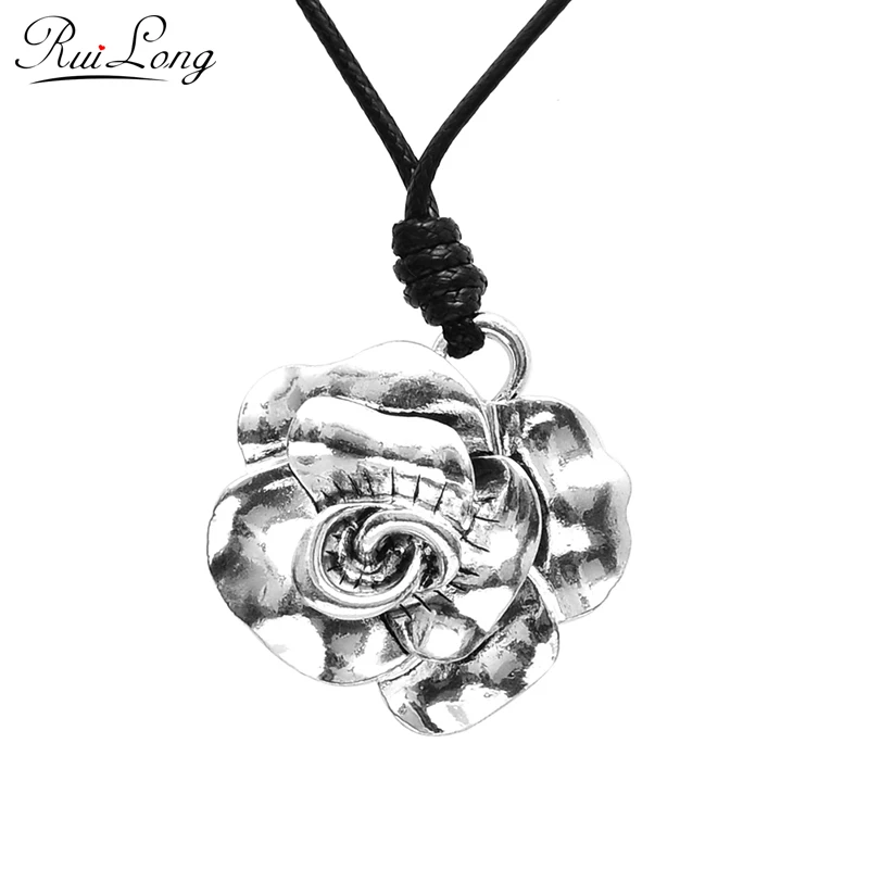 Новинка подвеска в виде дерева груши рыбьей кости руля розы стразы черная