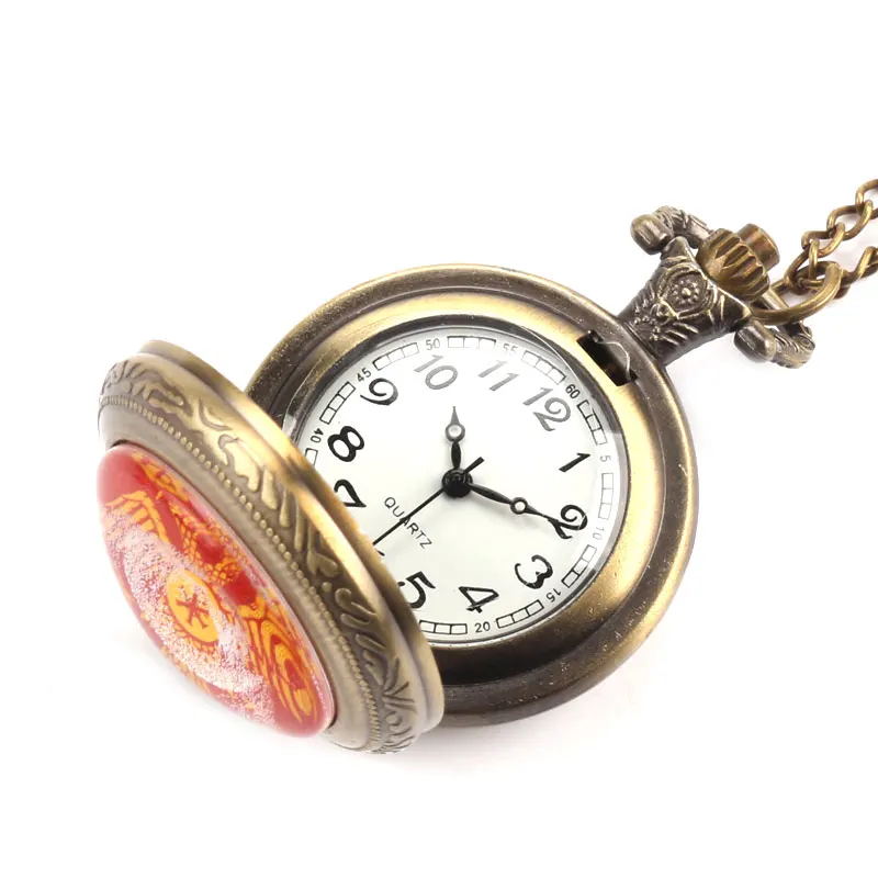 Retro Eagle Desgin Russia Double-headed for Men Women Quartz Watches Pendant Pocket Watch relojes mujer Relogio Gifts | Наручные часы