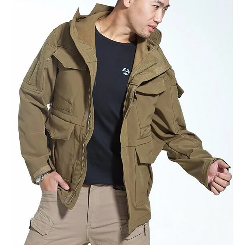 Армейская Военная водонепроницаемая куртка M65 тактическая уличная ветровка
