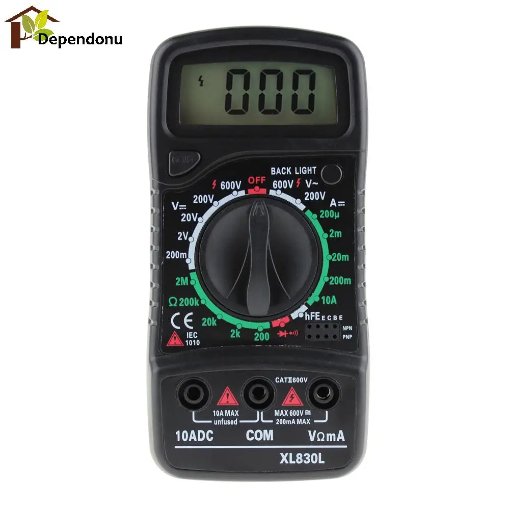 Портативный цифровой мультиметр с ЖК-дисплеем измеритель напряжения