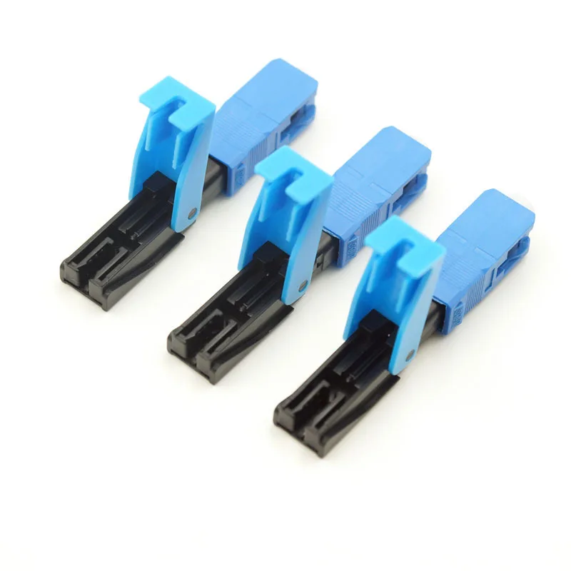 

High Quality 100PCS/box FTTH SC UPC Optical fiber quick connector SC UPC Embedded Fiber Optic SC Fast Connecto Free shipping